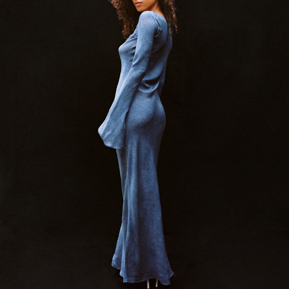 Realisation Par The Gia dress in Denim.